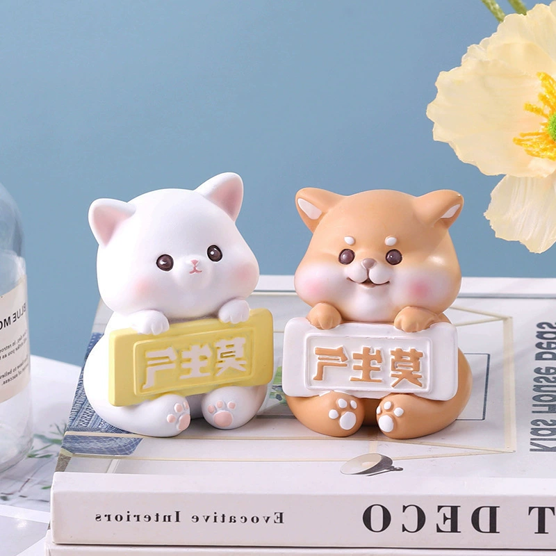 Cartoon cute creative table decorations for office, anti-stress