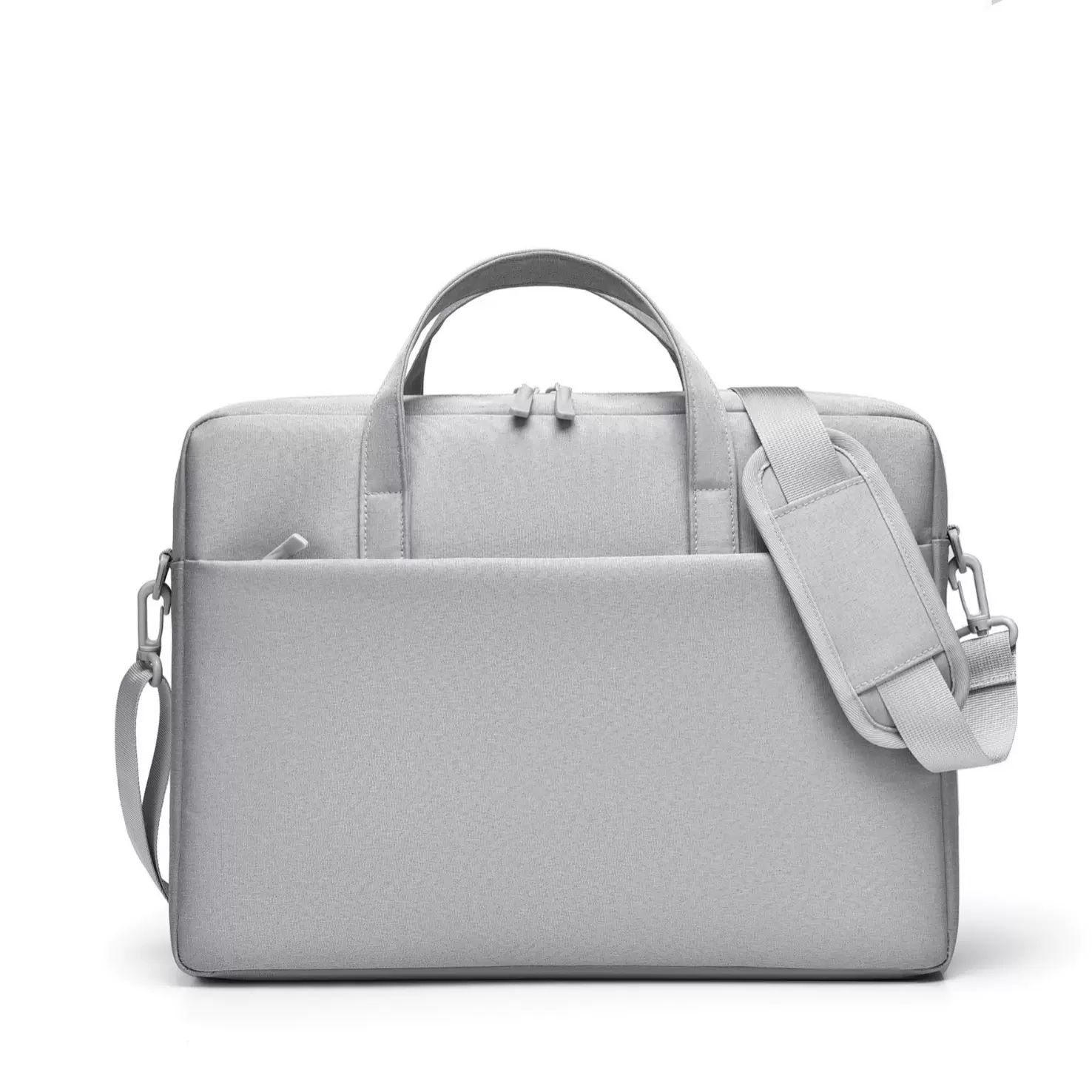 手提包大容量公文包气囊款笔记本电脑包logo得力文件袋车缝线防水