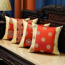中式抱枕靠垫风客厅古典沙发靠枕靠背套含芯红木沙发靠垫