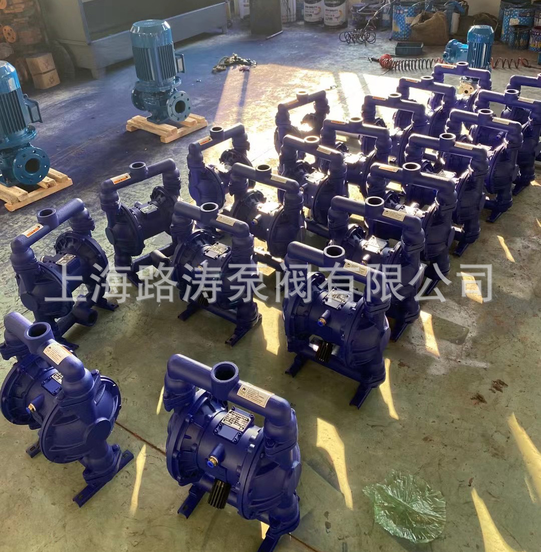 供应QBY-15气动隔膜泵（不锈钢304衬F46膜材质）糖浆隔膜泵食吕级