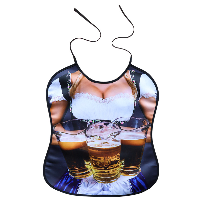 Fabricante en stock suministro adulto babero personalidad creativa divertido Reunión Anual partido spoof props olla caliente tienda invitado