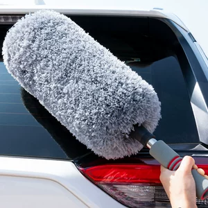 Car Cleaning Brush, Dust Duster, Soft Bristle Car Cleaning Mop, Car Cleaning Brush, Car Wash Mop