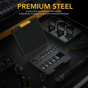 13-Piece Set of Flower-Shaped E-Type Screwdriver Sockets, Hexagonal Tooth-Type Bit Press Socket Adapter Tool Set