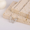 Advanced brand necklace, universal jewelry, silver 925 sample, light luxury style, high-quality style, internet celebrity