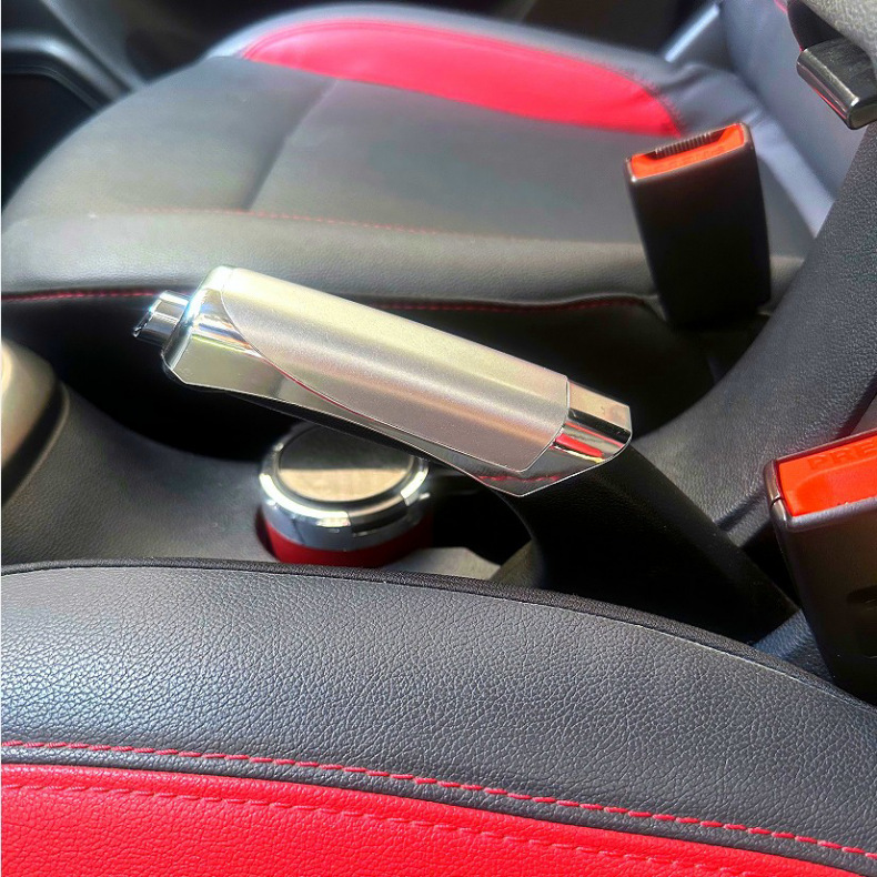 Car Decorative Handbrake Cover Car Handbrake Decorative Cover Decorative Cover Plastic Decorative Sheath Carbon Pattern Handbrake Cover