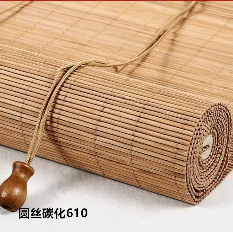 批发隔热竹帘竹窗帘咖啡厅茶室禅意竹制竹帘通风遮阳天然绿色环保