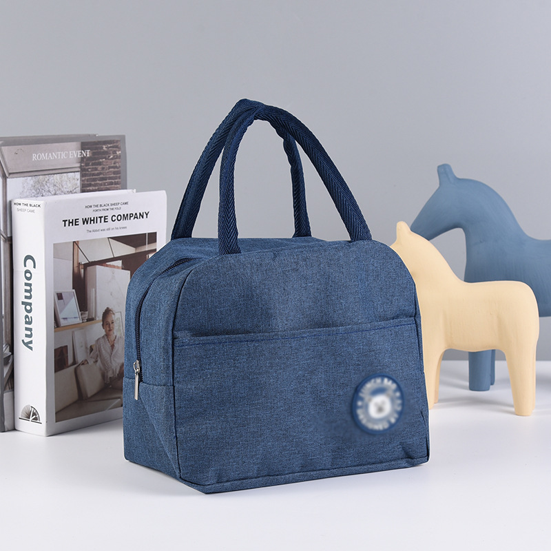 牛津布铝箔加厚饭盒保温袋  大容量便携午餐便手提学生带饭包