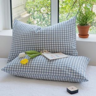 Scandinavian Style Washed Cotton Single-Piece Bed Sheetss, Skin-Friendly and Simple, Scandinavian Dormitory Single Bed Sheetss, Non-Slip Double Bed Sheetss for Home Use