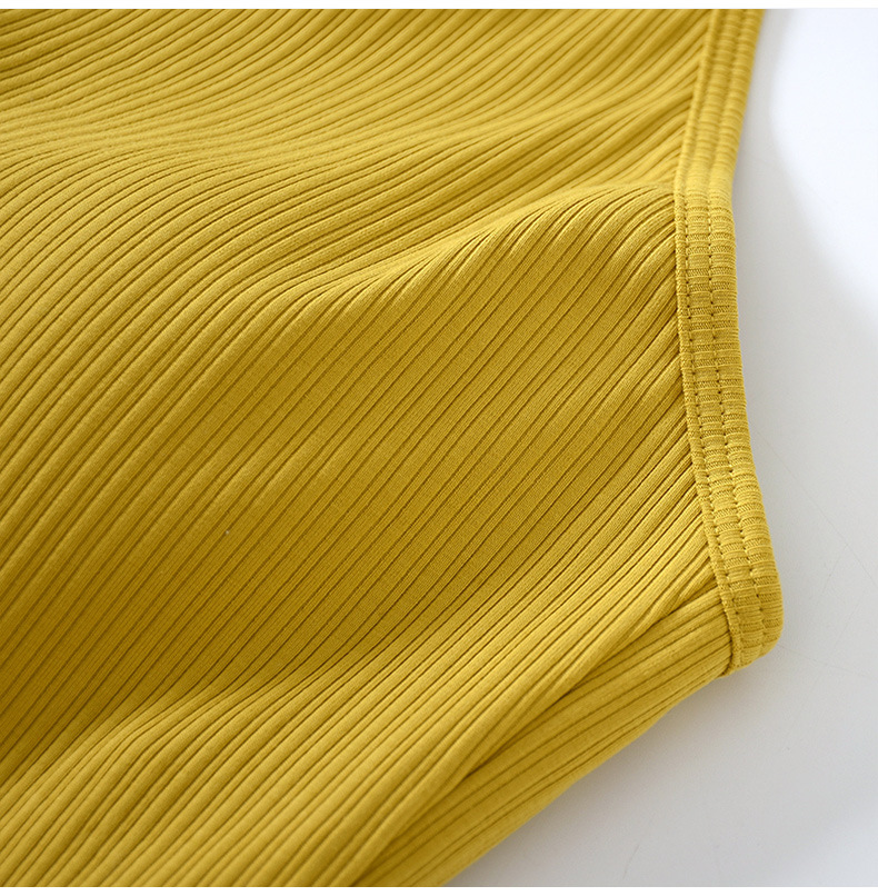 Description Picture 5 of itemSummer Chest Pad Suspender Vest Female Cotton Bra Short T-Shirt Sexy Sleepwear One Piece Pajamas Tops For Women Nightwear Shirt