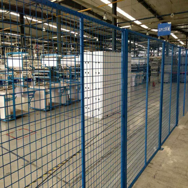 定制车间隔离网车间仓库双开门阻断围挡可移动机械设备防护栏围挡