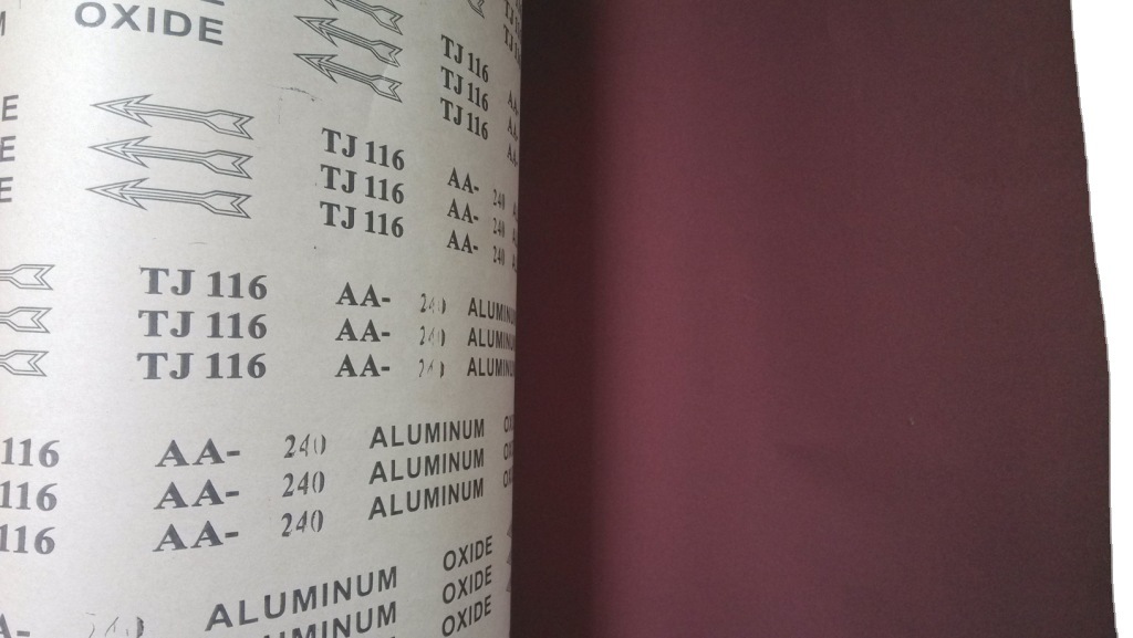 大优惠TJ116白砂纸基布基砂纸抛光纸软布卷白色涂层手撕砂