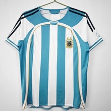 复古爆款跨境世界杯阿根廷梅西10号球衣足球服footballjersey主场