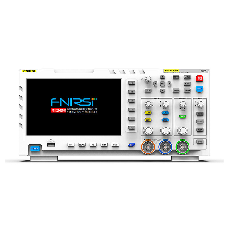 デジタル オシロスコープ FNIRSI-1014D デュアル チャネル 100M 帯域幅 1GS サンプリング信号発生器 ツーインワン|undefined