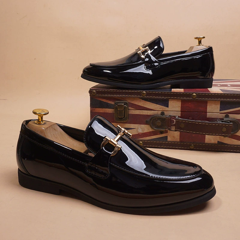 Мужские кожаные туфли в корейском стиле из матовой натуральной кожи, мужские повседневные мужские туфли без шнуровки в британском стиле, свадебные туфли в стиле ретро с увеличенной высотой