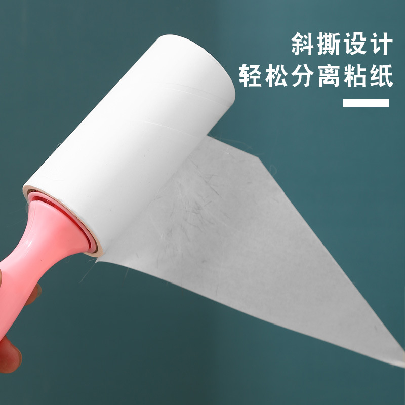 Suministros para mascotas Amazon nuevo rodillo de papel pegajoso para mascotas gato perro Dispositivo de adherencia del pelo Dispositivo de depilación portátil Dispositivo de adherencia del cabello al por mayor