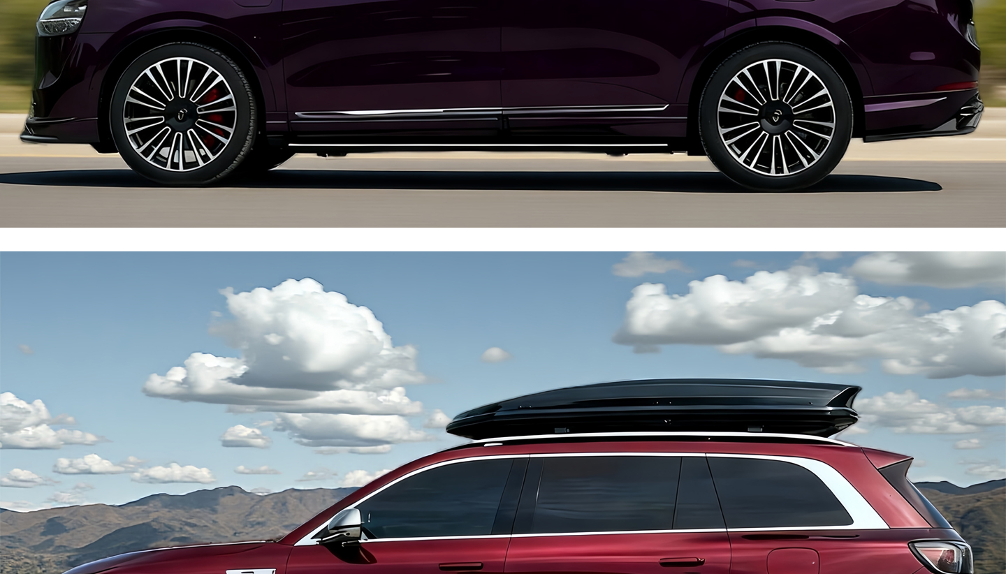 Car Roof Trunk Sedan Suv Universal Sunken Large Capacity Ultra-Thin Car Suitcase Luggage Rack