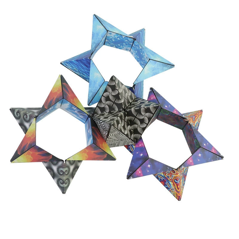 Трехмерный геометрический магнитный кубик Рубика, детская головоломка, сшитая разнообразные формы, Трансформационные интеллектуальные игрушки, кубик Рубика, мини-разнообразие