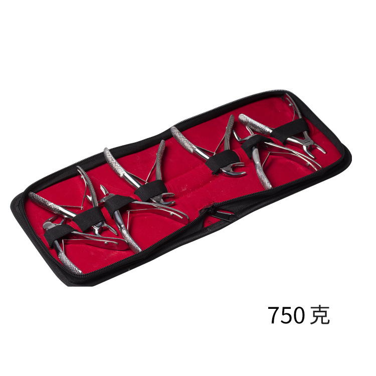 Instrumentos de acero inoxidable Instrumentos de extracción de dientes mínimamente invasivos Herramientas de materiales dentales Juego de alicates dentales para niños