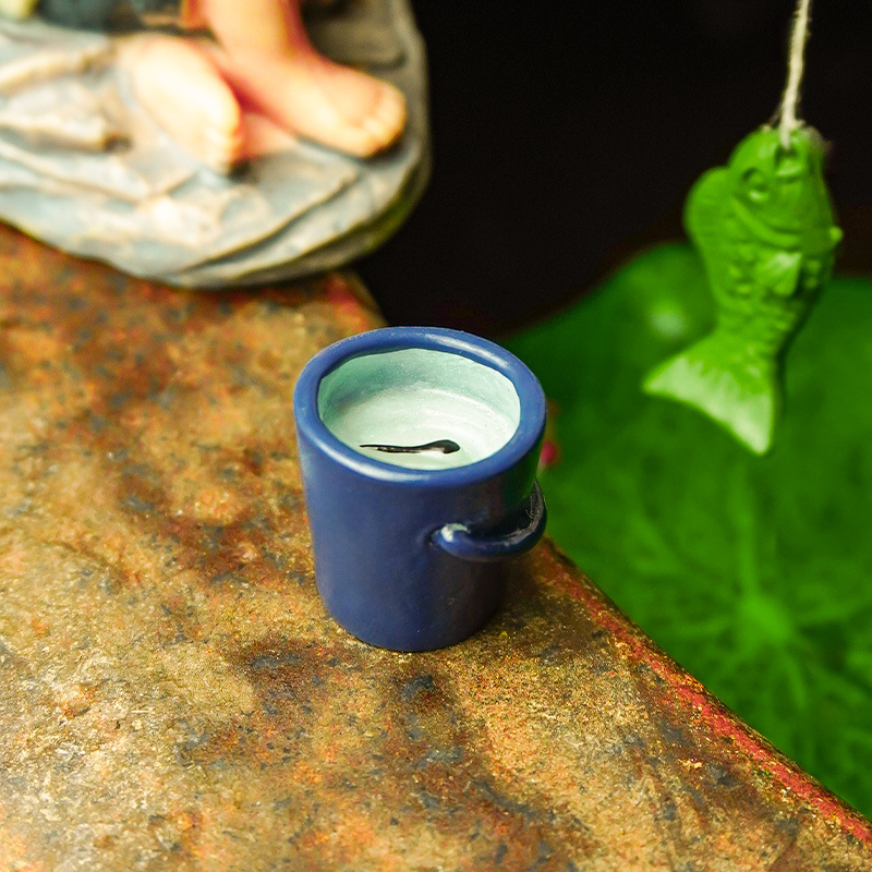 Estilo explosivo, método antiguo, acuario de peces, pesca divertida, pesca, Jiang Taigong, decoración de acuario, macetas, decoración de jardinería, creatividad