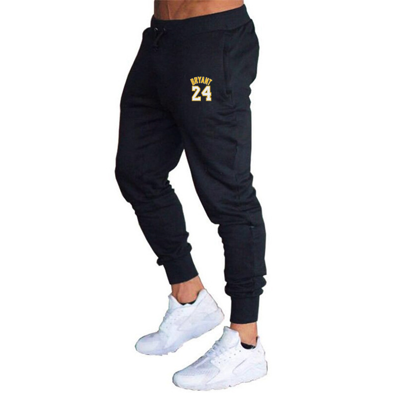 Cross-Border Men's Casual Sports Pants New Fashion Fitness Joggers Breathable Cuffed Slim-Fit Long Pants