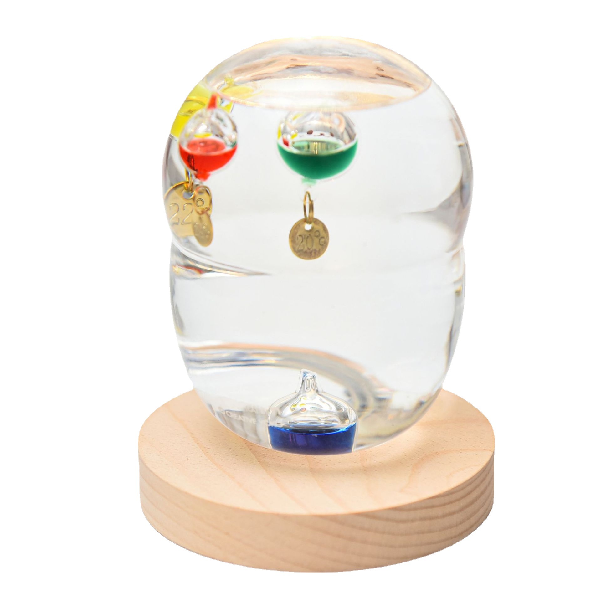 Pronóstico del tiempo botella ballena termómetro regalo de cumpleaños regalo creativo fábrica al por mayor termómetro Galileo