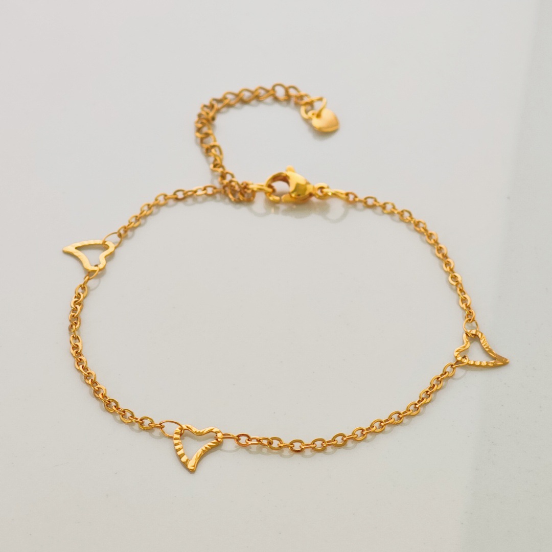 Damen Armband Aus Titanstahl Modisch Wasserfest Und Elegant_voghion.com