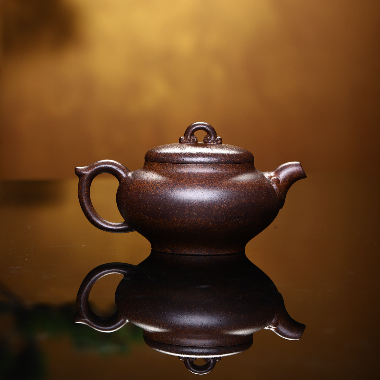 Чайник Meixiang Round Ruyi из исинской глины, гравированный, ручной работы, для домашней коллекции, дропшиппинг, трансграничная торговля