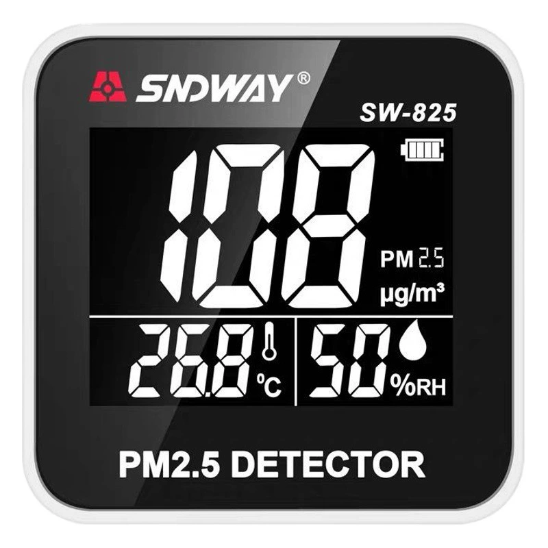 SNDWAY детектор качества воздуха SW825 Бытовая среда PM2.5 монитор пыли дымка температура и влажность