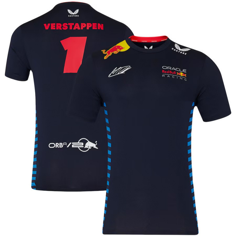 F1 レーシングバイクスーツライディング Tシャツ通気性速乾ラウンドネック半袖 Tシャツオフロードワークシャツ|undefined