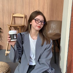 Lightweight Cat-Eye Glasses for Women, Corrective Prescription, Ideal for Bare-Face, Blue Light Blocking Decorative Black Frame Eyeglasses