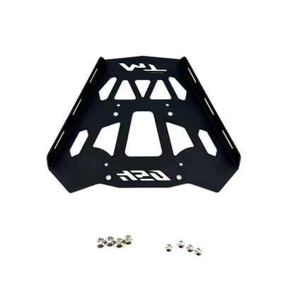 Suitable for CFMOTO 450MT modified rear rack, high-carbon steel trunk luggage bracket, enlarged tail box base accessories (Motorcycle frame) - high-carbon-steel-material-black-export-quality-thickened