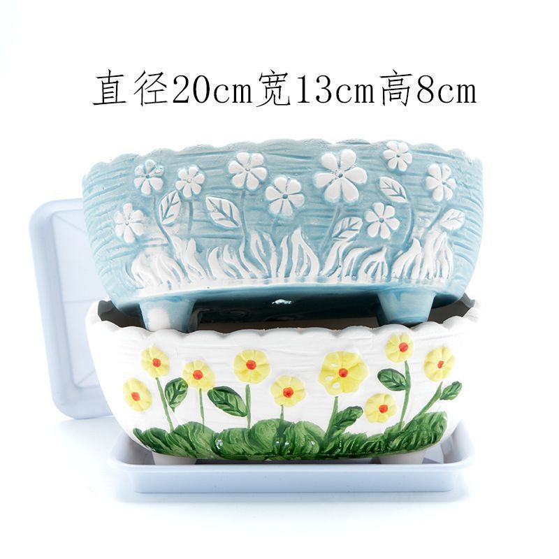 多肉植物の植木鉢セラミック漫画粗い陶器大皿古い杭かわいい通気性のある小さなセット組み合わせ屋内クリア Zhao Zhi Zheng|undefined
