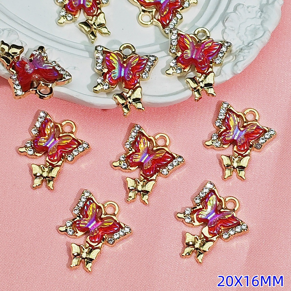 Exquisitos accesorios de joyería colgante de diamante de alta protección ultravioleta al por mayor collar DIY artesanal colgante de materiales de ropa de pulsera