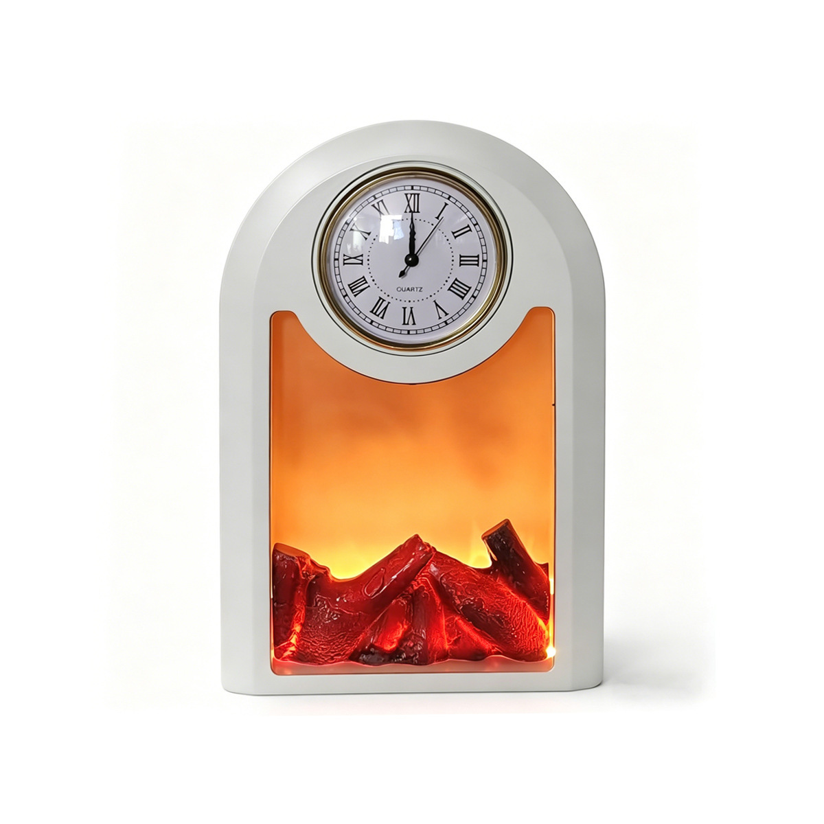 Lámpara de chimenea leña LED lámpara de viento bar hogar escenario de escritorio diseño de lámpara de chimenea ventana atmósfera props decorativos