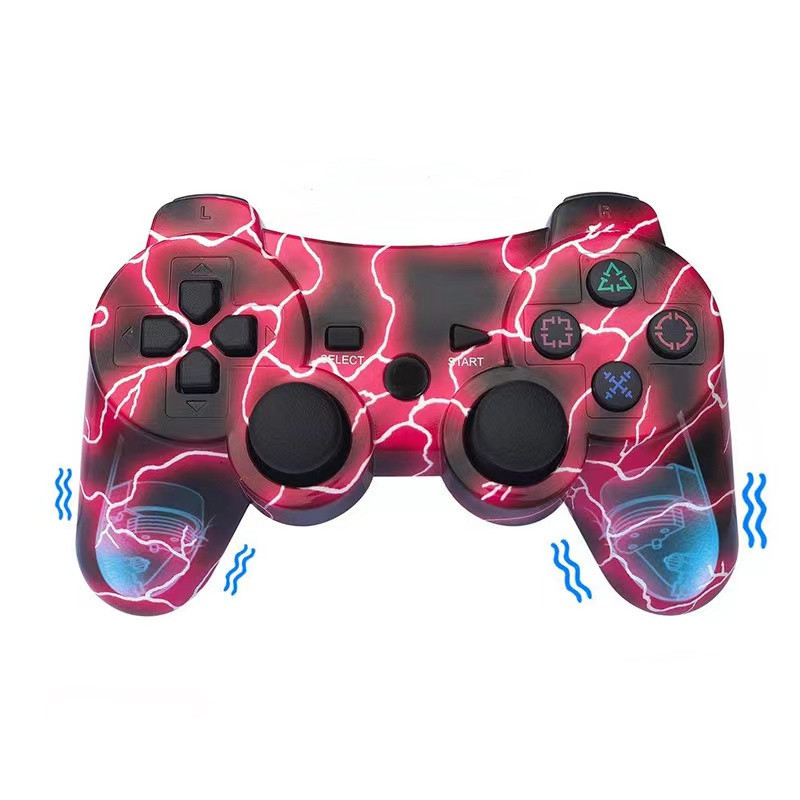 Transfronterizo ps3 manejar PS3 Bluetooth inalámbrico de doble velocidad de vibración mango curvo mango no infracción envío de la fábrica