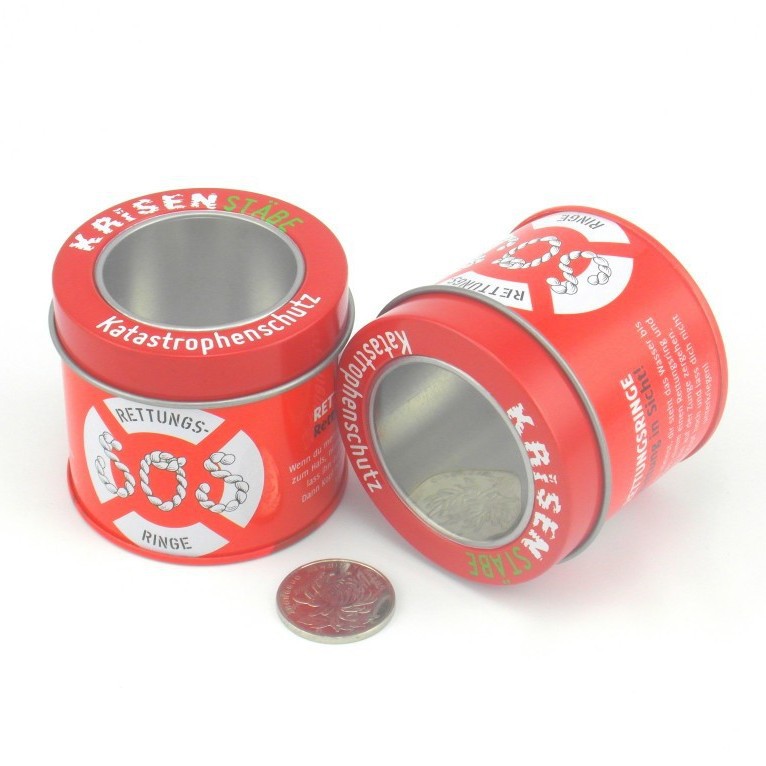 出口开窗圆形铁罐 制罐生产厂家  圆形包装盒