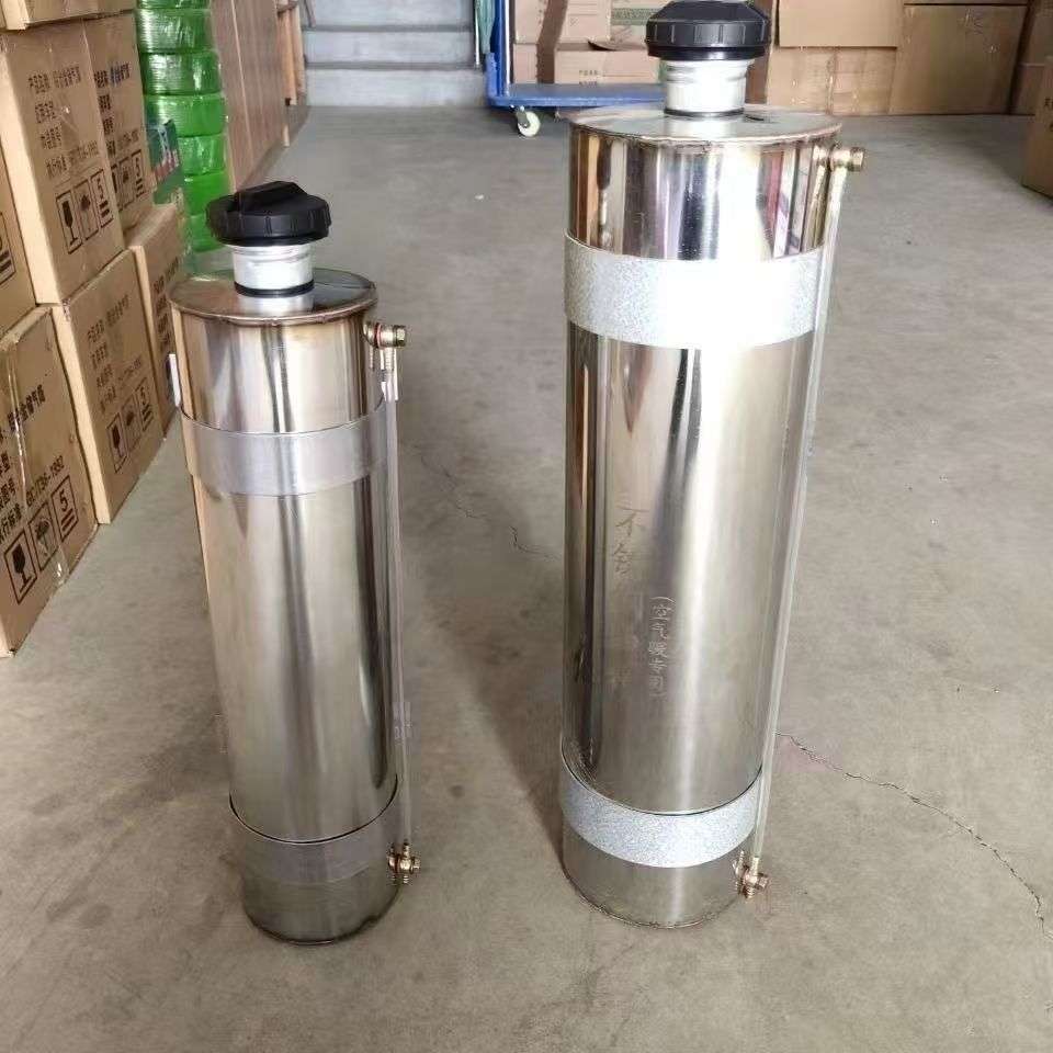 Stainless steel backup fuel car parking cylinder heater diesel warm air circular fuel tank