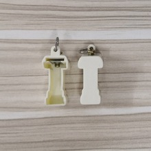 跨境专供弯轨两头固定封盖封口堵头老式窗帘轨道跑道滑道塑料配件