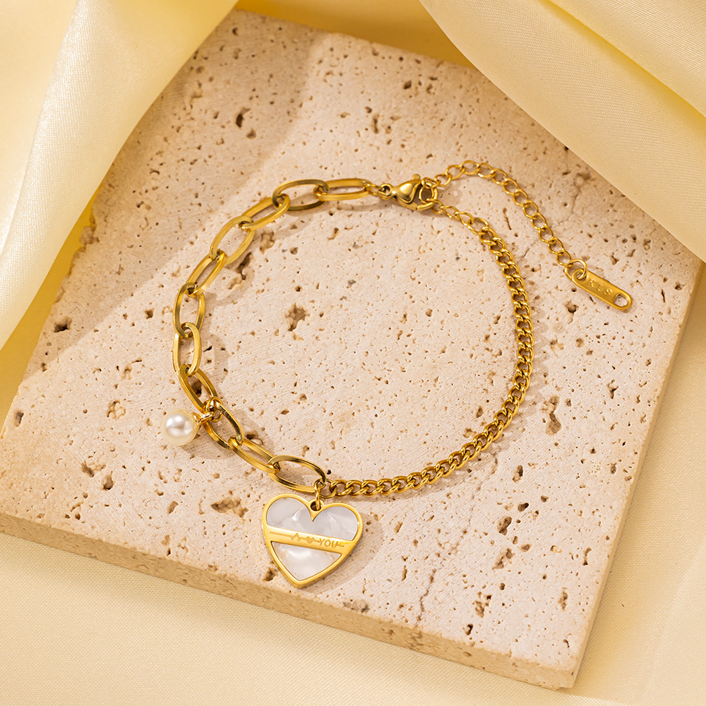25g Weight 0.03µm-0.05µm Gold Plating Thickness PVD Coated Gold Plating Process 18K Real Gold Plated Plating Material 304 Stainless Steel Pendant Material Zircon Inlay Material Bracelets Classification 304 Stainless Steel Chain Material Cuban Link Chain Curb Chain, box chain, Twisted Rope Chain, snake chain, figaro chain Chain Type 1 Piece Quantity Daily Occasion 304 Stainless Steel Material Eye, Flower, Butterfly Pattern Women's Gender Casual, Simple Style Style Enamel, Inlay Craft Casual Simple Style Eye Flower Butterfly Titanium Steel Zircon Bracelets In Bulk 24