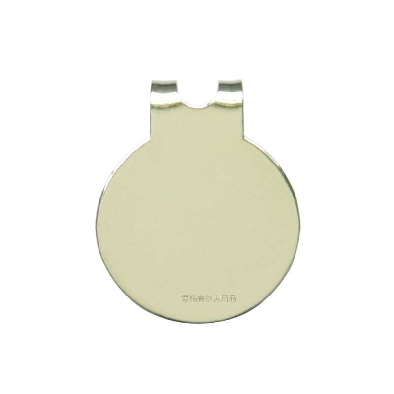 新ゴルフ磁気キャップ付き取り外し可能なボールマーク2種類のオプションゴルフアクセサリ用品の金属材質