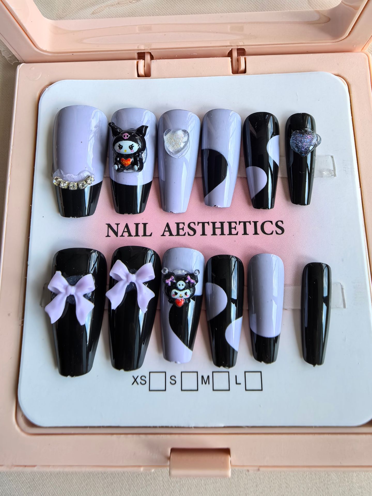 Caja de exhibición marco de fotos más taladro manicure suministro fuente de uñas DIY francés color delgado manicure falso salón al por mayor