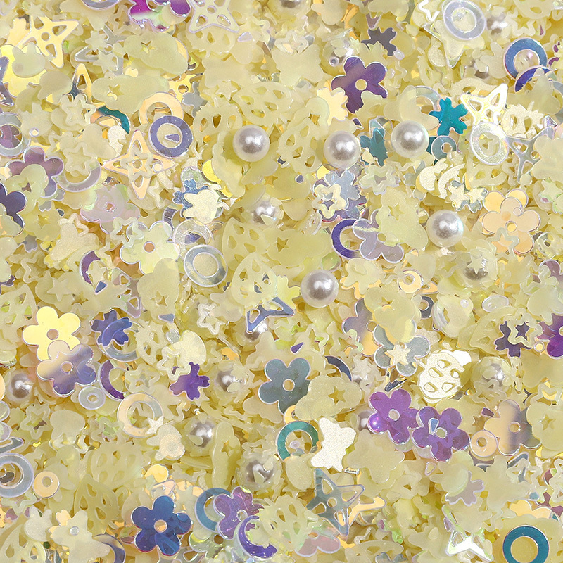 Color plateado lentejuelas nido pieza flash DIY material decorativo ropa Ropa Accesorios hecho en casa pendientes materiales accesorios image 90