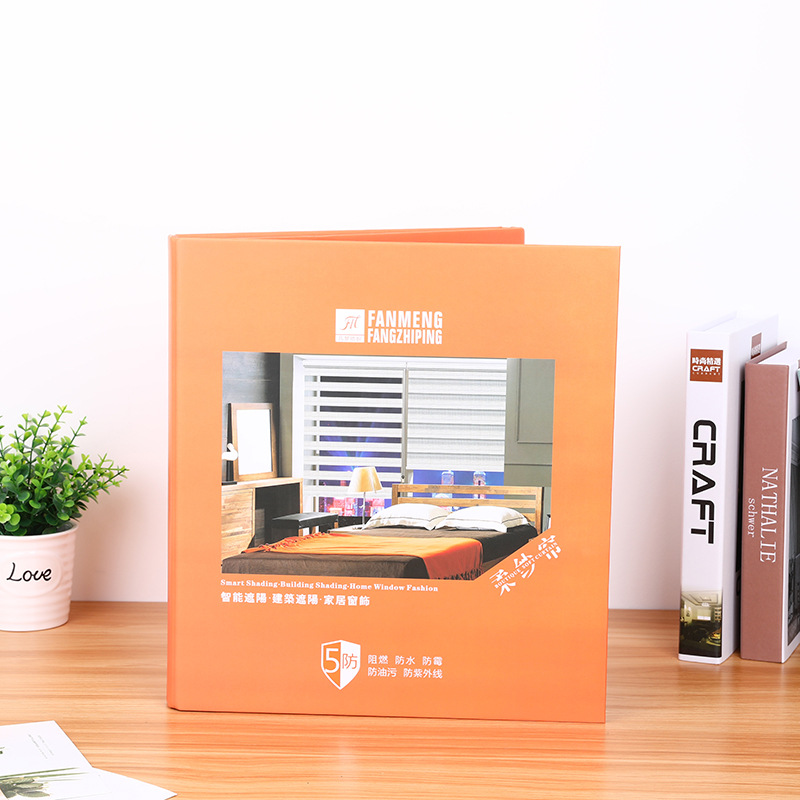 色卡本产品样板册子样品册定制订做印刷制作A4硬壳折叠式A3活页夹