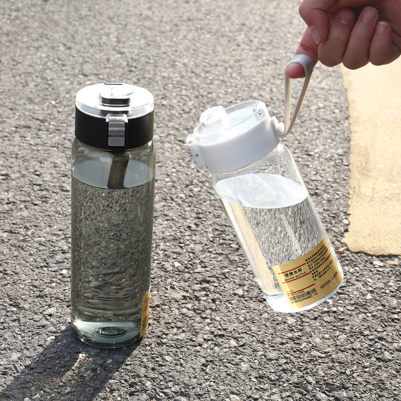 Muji Alternative Portable and Drop-Resistant Cup, Children's Plastic Cup with Tea Infuser, Household Water Cup, Bounce Cup