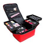 Профессиональная портативная косметическая косметичка, вместительный и большой набор маникюрных инструментов для маникюра, сумка-органайзер для путешествий
