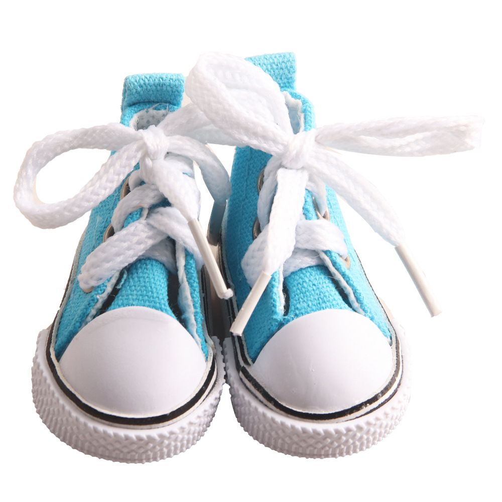 5cm zapatos de lona casuales 6 puntos bjd muñeca zapatos de lona Exo muñeca zapatos de lona
