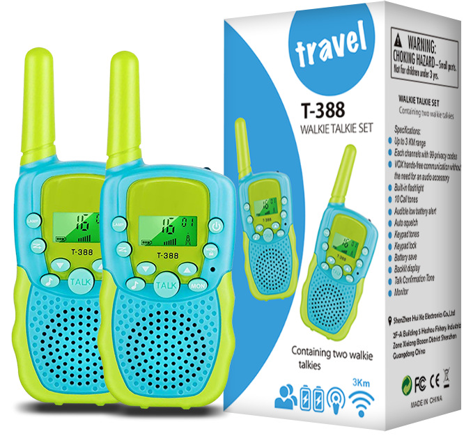 A pair of blue, green and blue keys