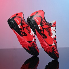ショートスパイクトレーニングサッカーシューズロートップレザーブロークンスパイクサッカースニーカーロートップユースシューズ大きいサイズクロスボーダー