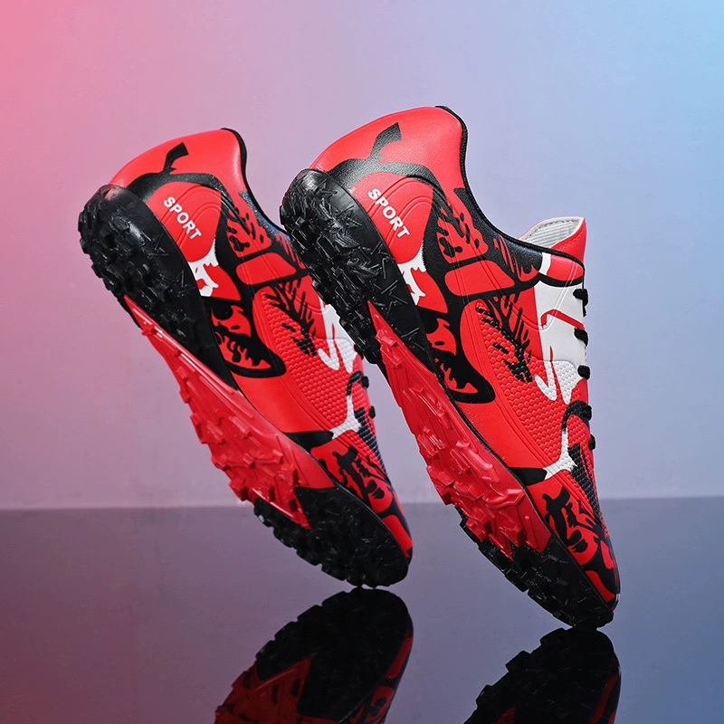 Футбольные бутсы с короткими шипами, низкие кожаные бутсы с шипами, низкие кроссовки для молодежи, большие размеры, кросс-граничная доставка