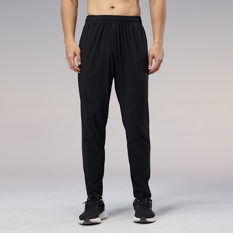 Men's Stretch Knit Jogger Pants For Running, Gym & Outdoor Activities - Breathable & Comfortable Loose Fit Sweatpants (Black, S-XXXL)_voghion.com